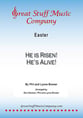 He is Risen! He's Alive! SATB choral sheet music cover